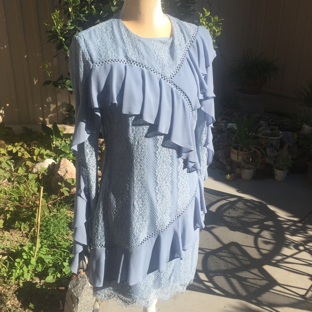 Keepsake Better Days(and nites)tiered ruffle dress - Picture 2 of 7